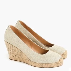 J.Crew Seville espadrille wedges